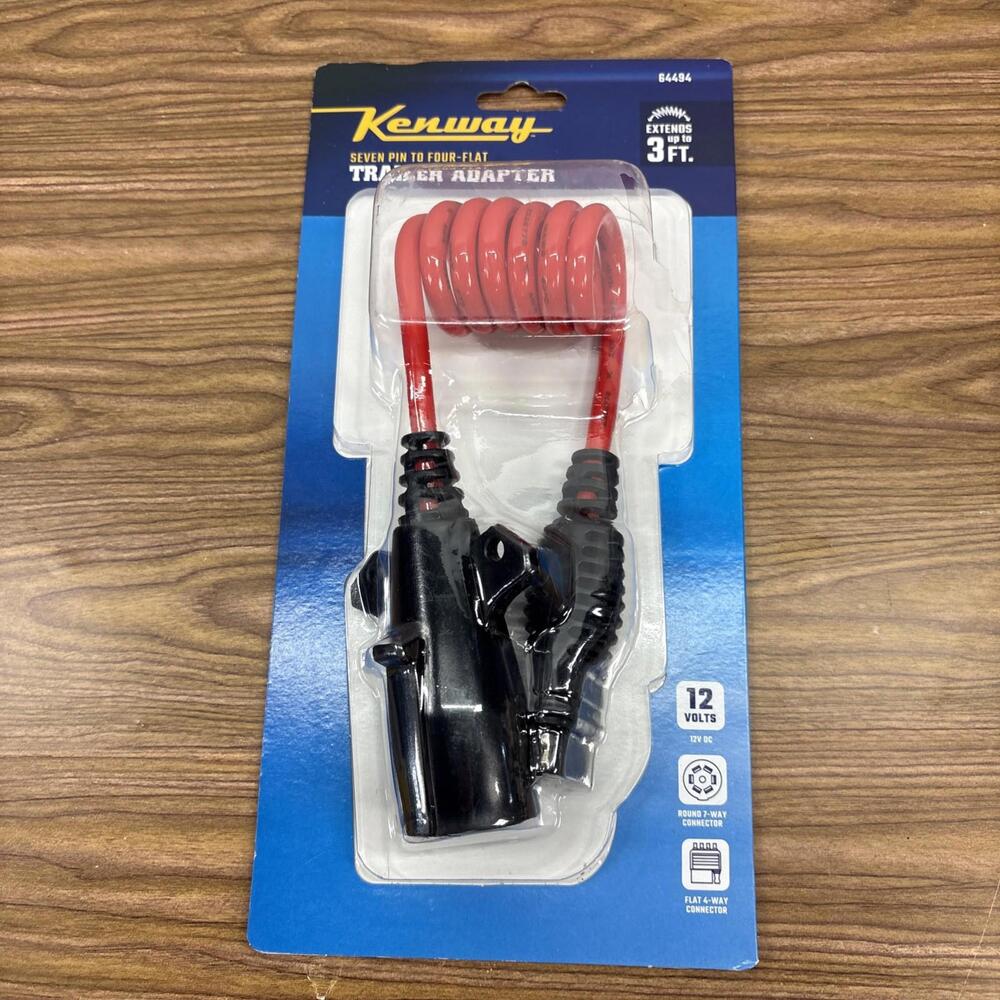 7 to 4 Trailer Adapter 7 Pole to 4 Way Flat Trailer Wiring Connector Plug
